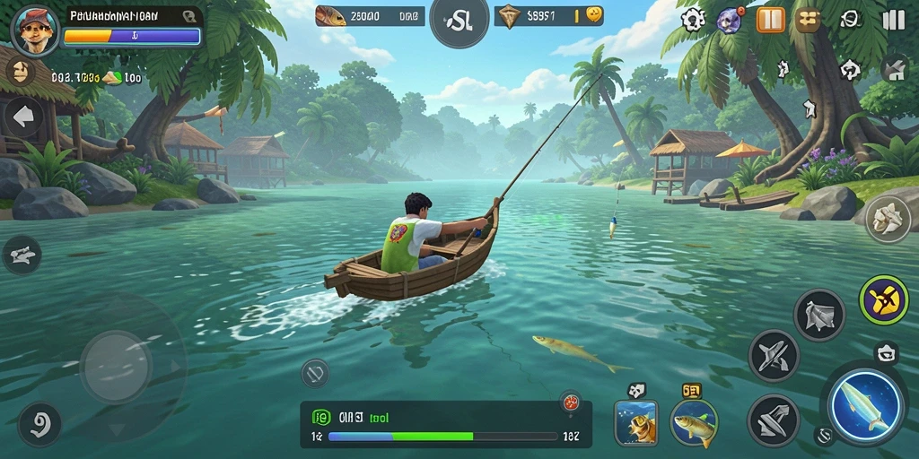 Tangkapan ikan yang mengesankan dalam gameplay 9SL.