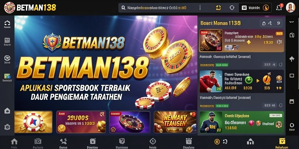 Tampilan gameplay taruhan olahraga BETMAN138 yang menarik.