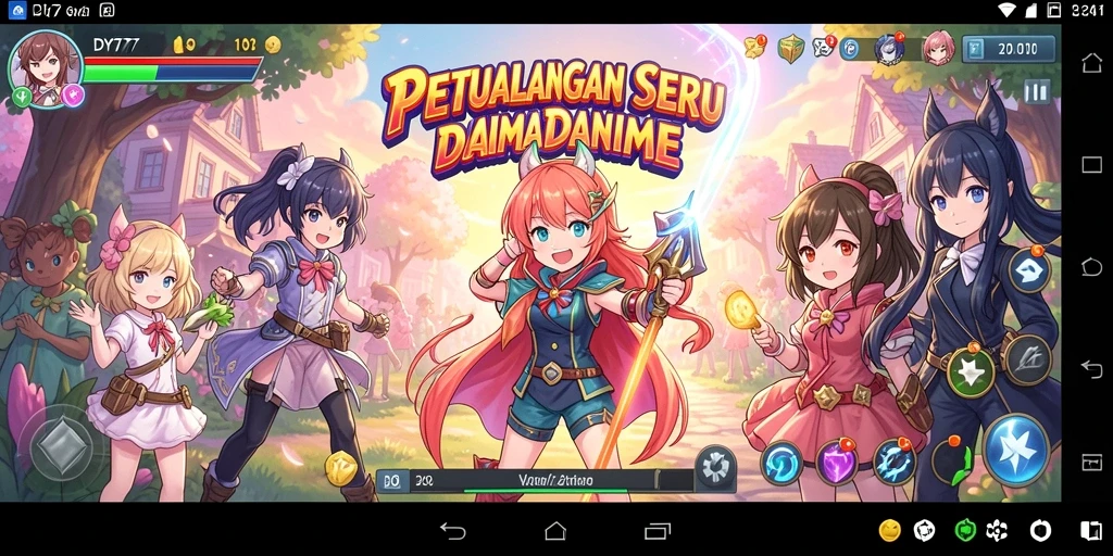 Tampilkan gameplay seru dan karakter menawan dari DY777.