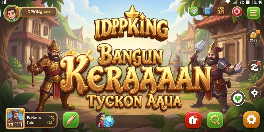Tampilan gameplay yang menampilkan strategi membangun kerajaan Tycoon.