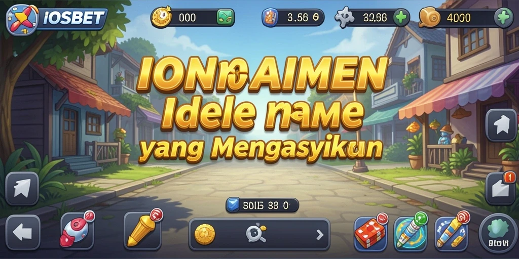Tampilan gameplay IOSBET yang menampilkan elemen Idle yang menarik.