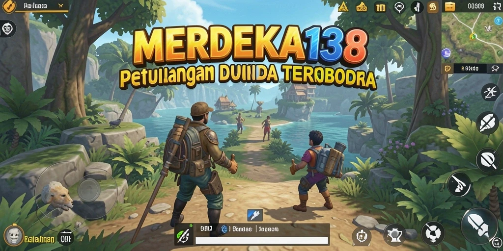 Gameplay MERDEKA138 yang penuh aksi di dunia terbuka.