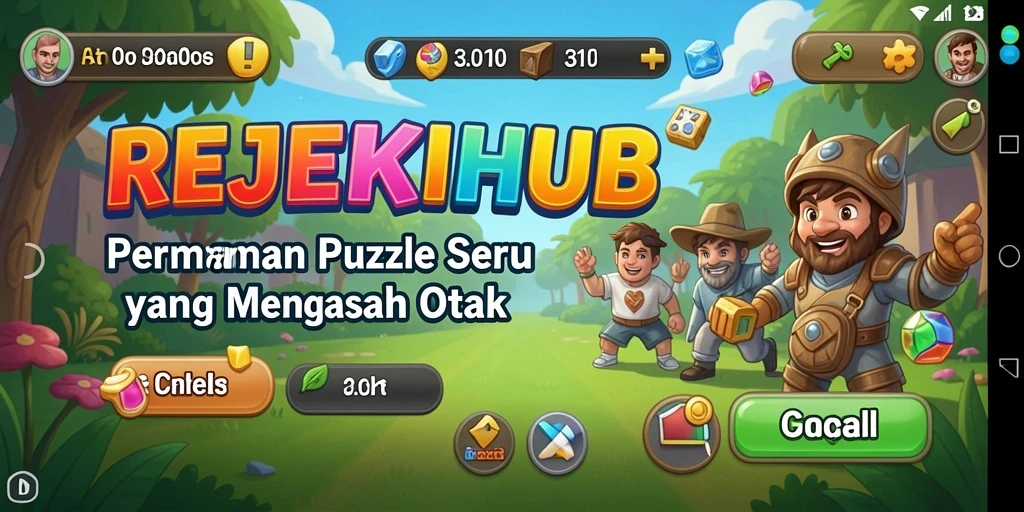 Screenshot gameplay REJEKIHUB menampilkan tantangan puzzle menarik.