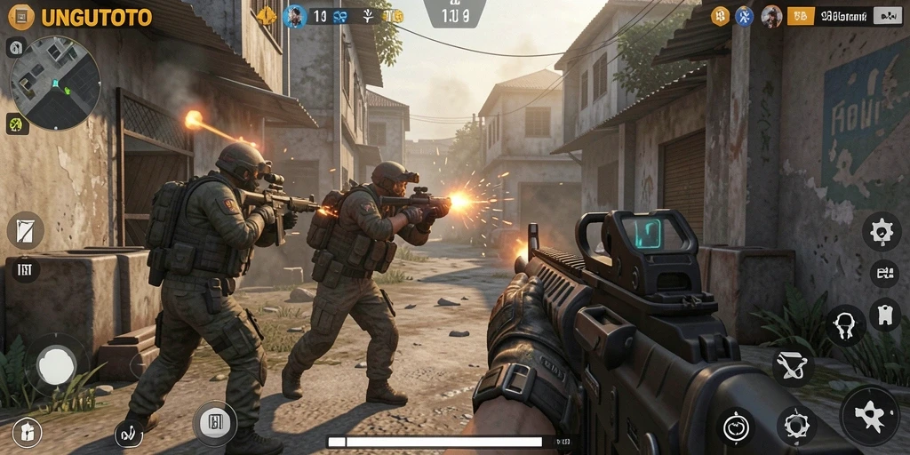 Tampilan gameplay UNGUTOTO yang mendebarkan dan intens.