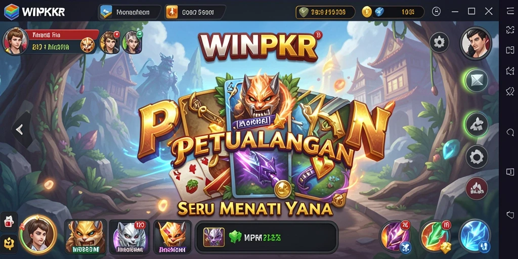 Tampak gameplay <strong>WINPKR</strong> yang mendebarkan dan penuh petualangan.