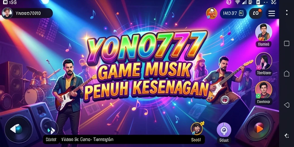 Screenshot gameplay YONO777 yang menampilkan keseruan bermain musik.